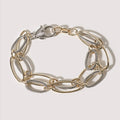 Two Tone Link Bracelet