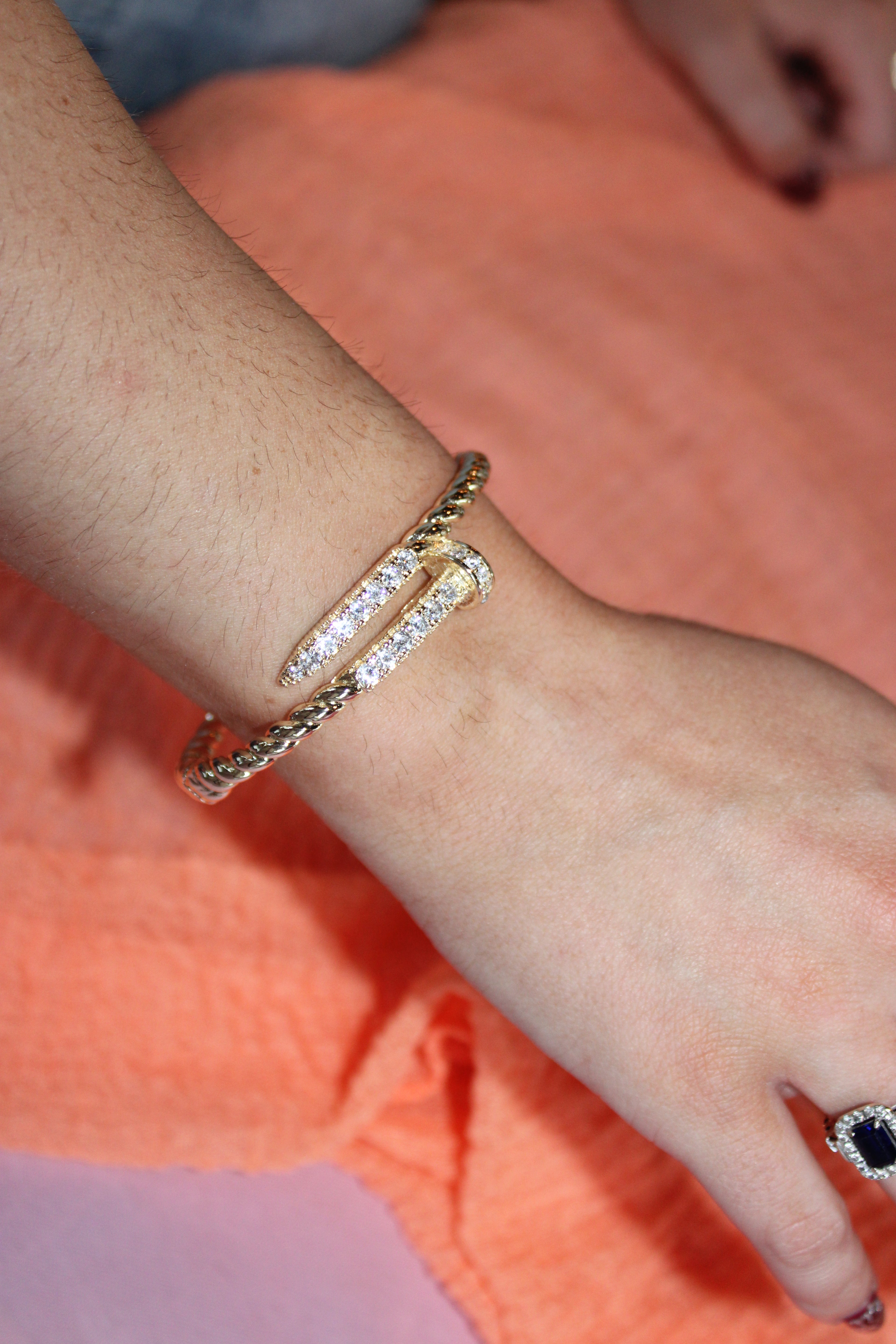 Twisted Bangle Bracelet