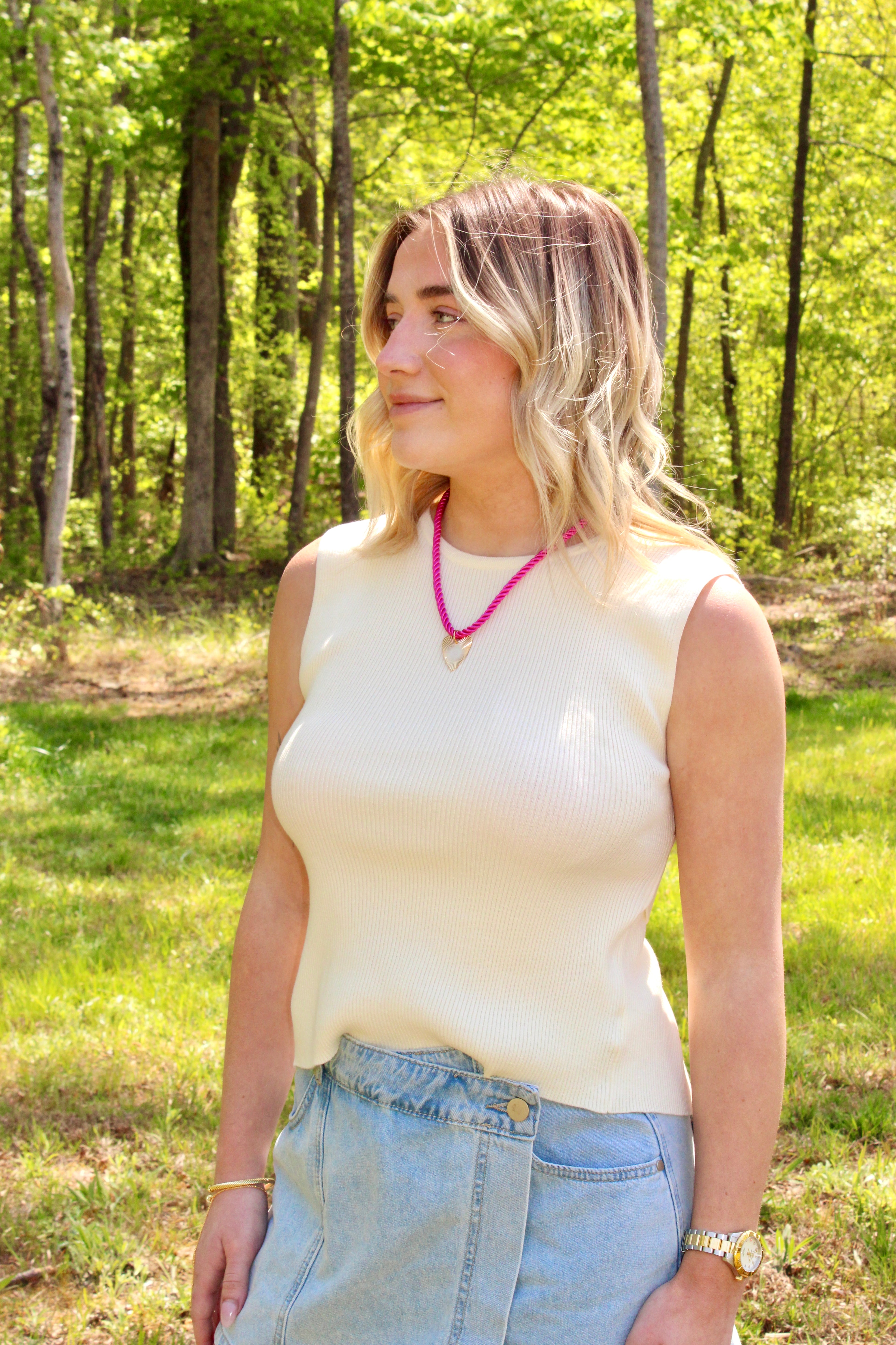 Twist Charm Necklace