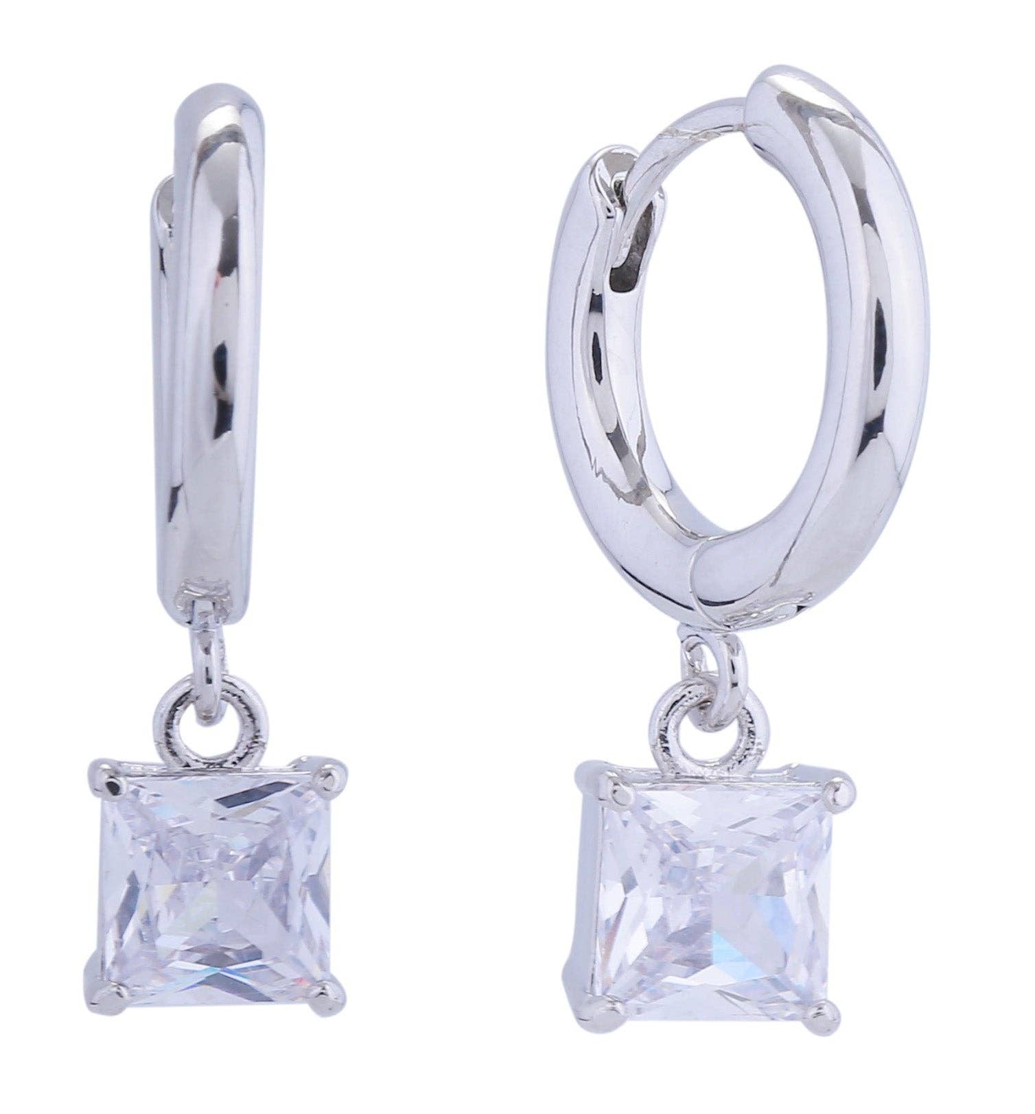 Dangle Diamond Earrings