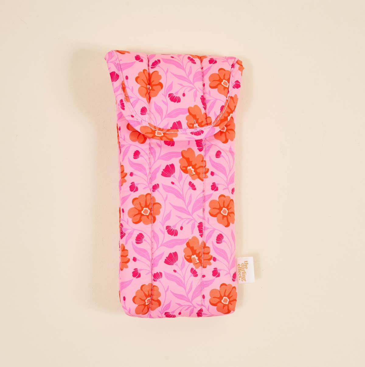 Sunglasses Case: Hot Pink Floral