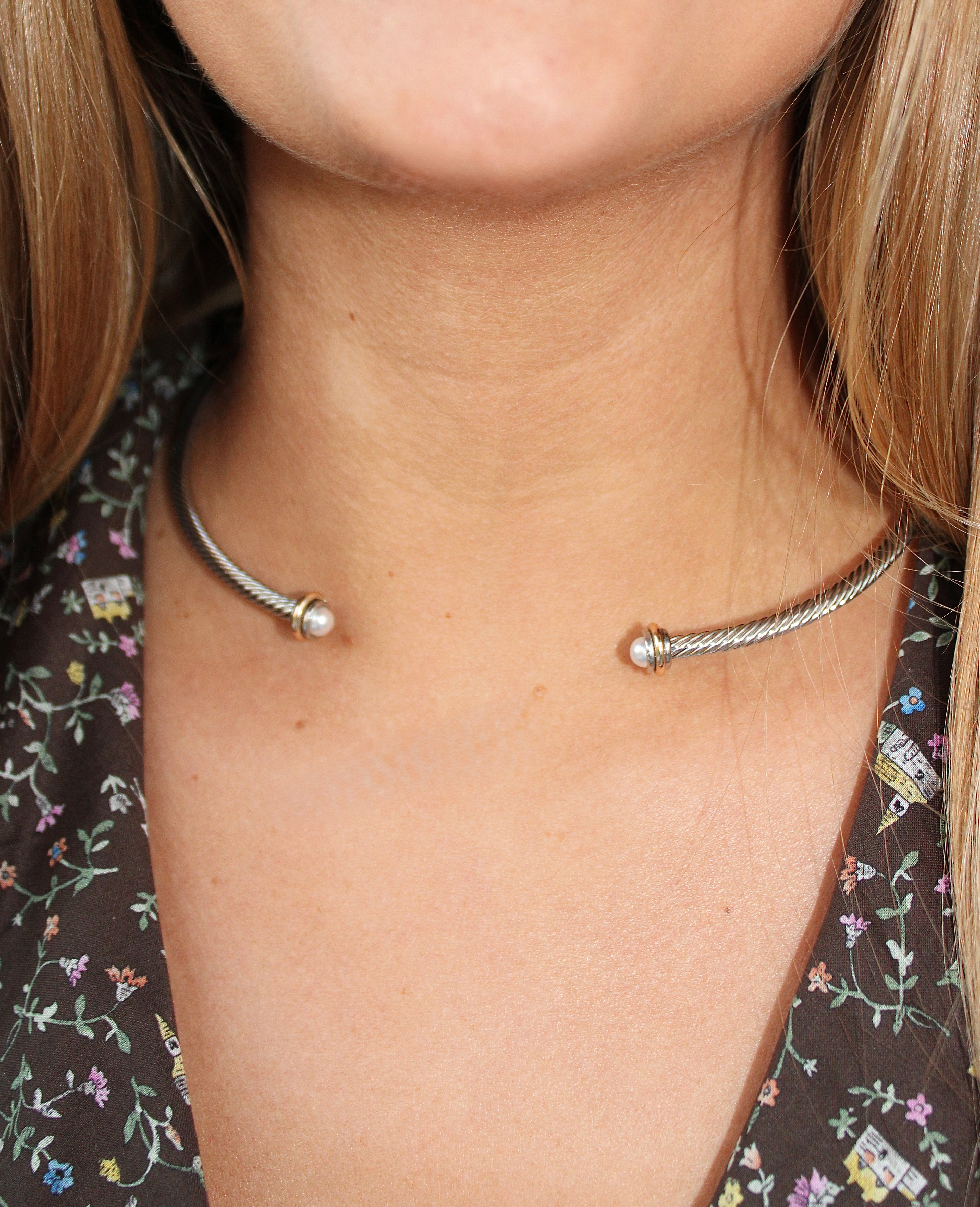 Pearl Cuff Choker