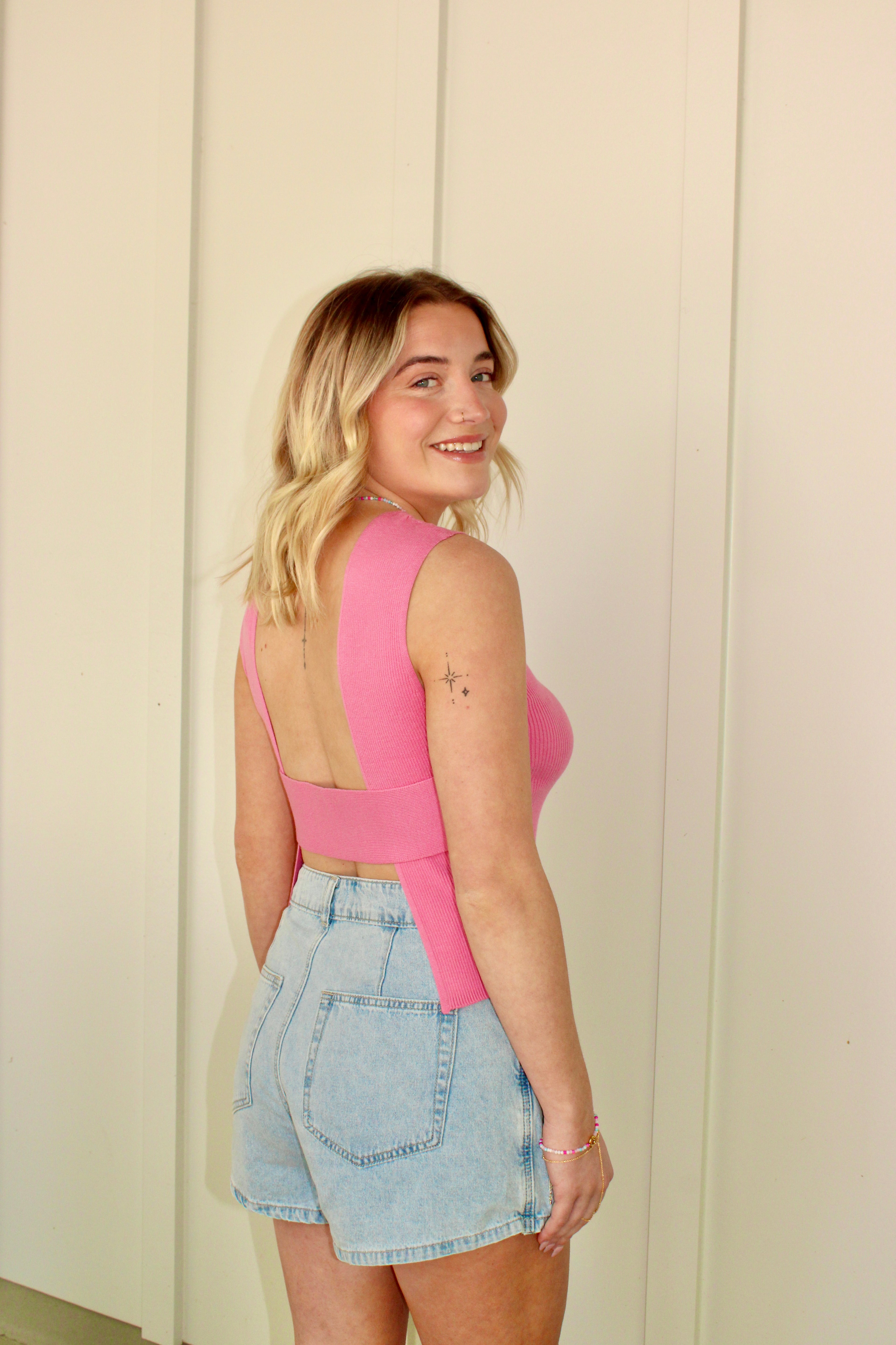 Spring Fling Top: Bubble Gum Pink