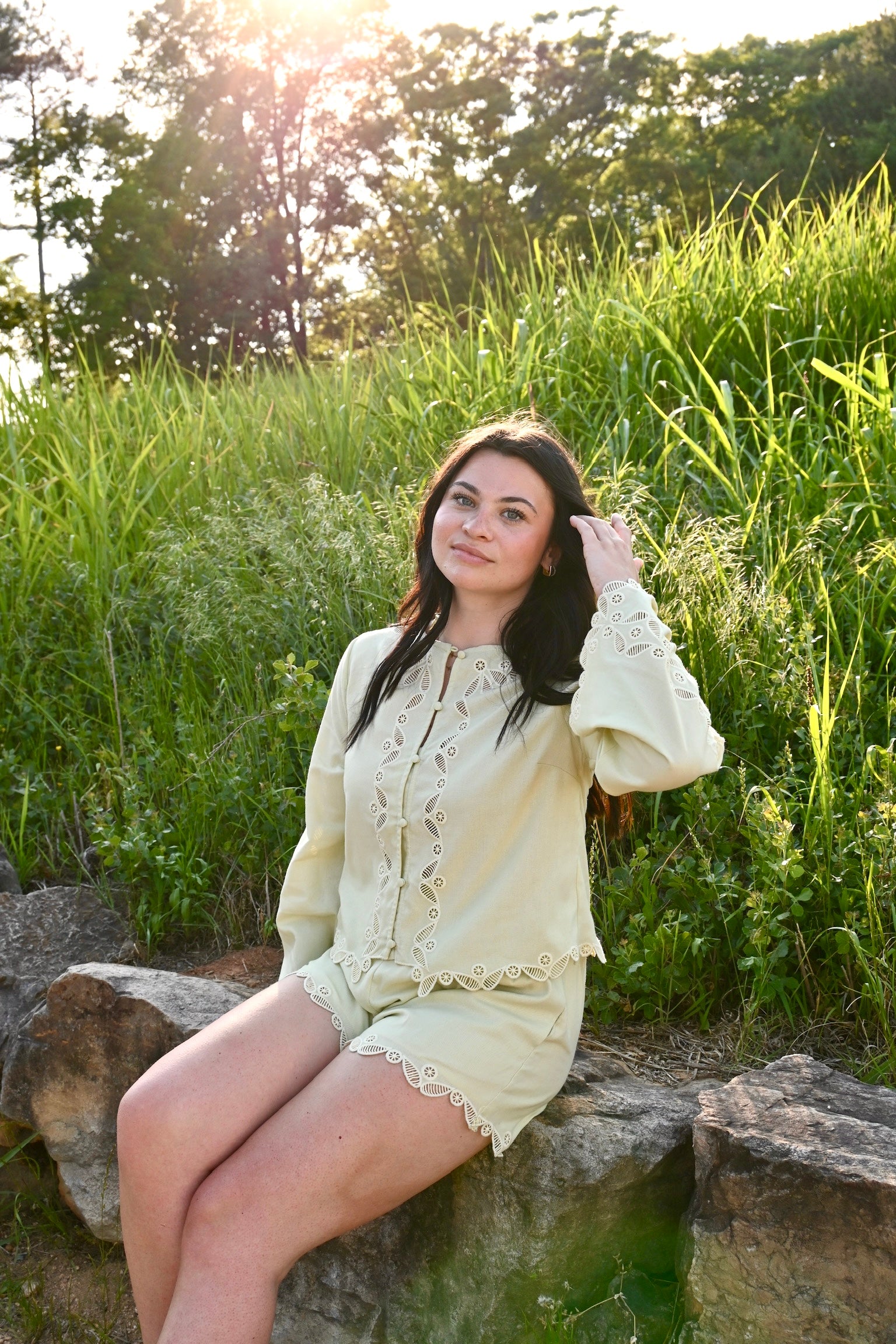 Sage Blossom Set
