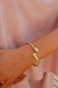 Teardrop Cuff: Gold