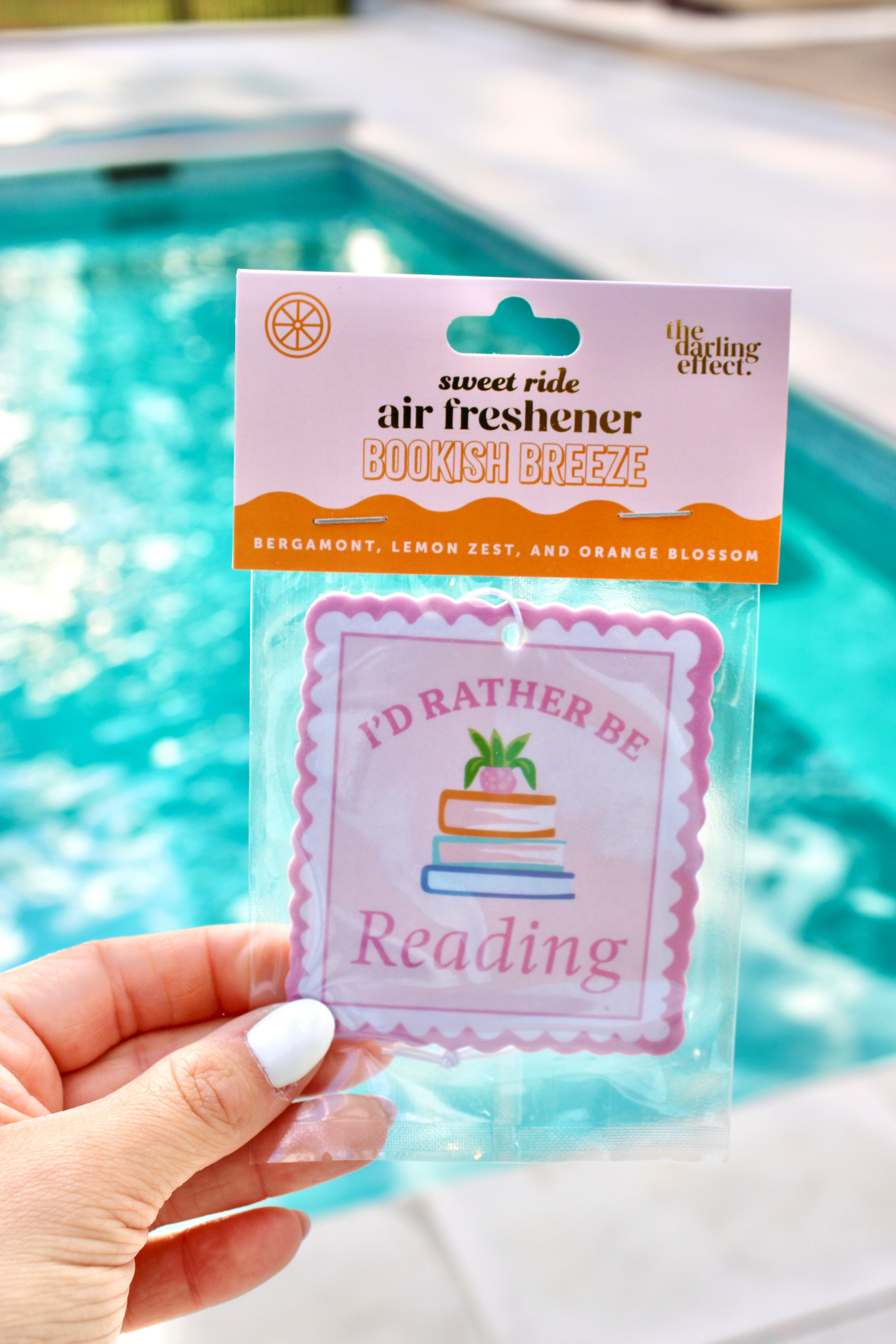 Car Air Freshener: I'd Rather Be Reading