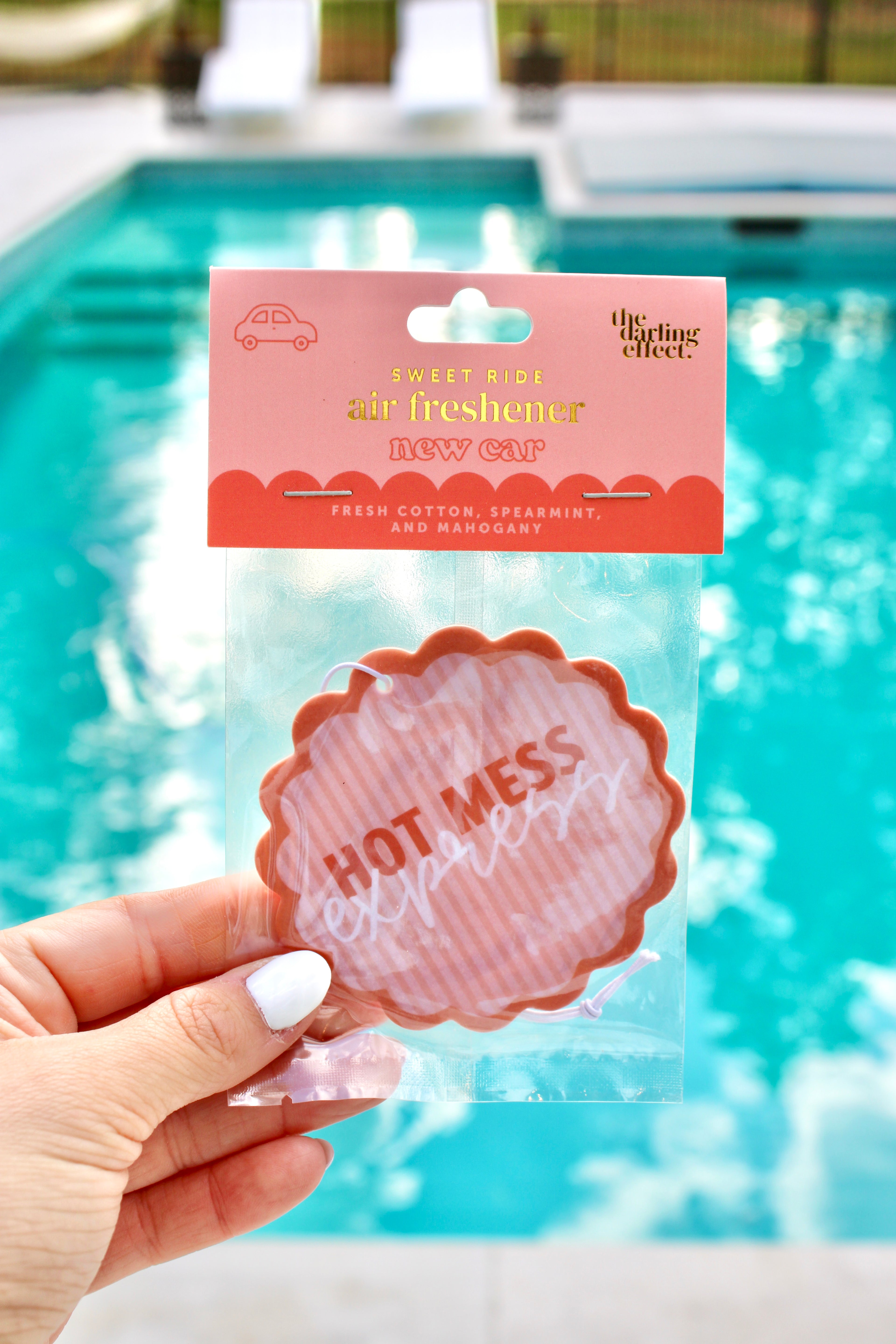 Car Air Freshener: Hot Mess Express