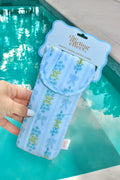 Sunglasses Case: Blue Floral