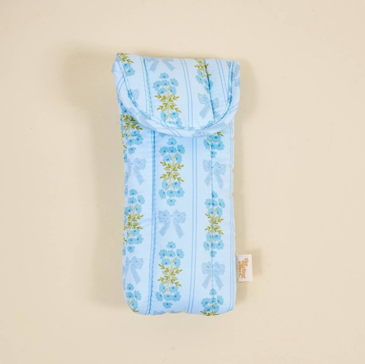 Sunglasses Case: Blue Floral