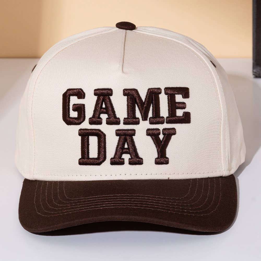 Game Day Baseball Cap: Black